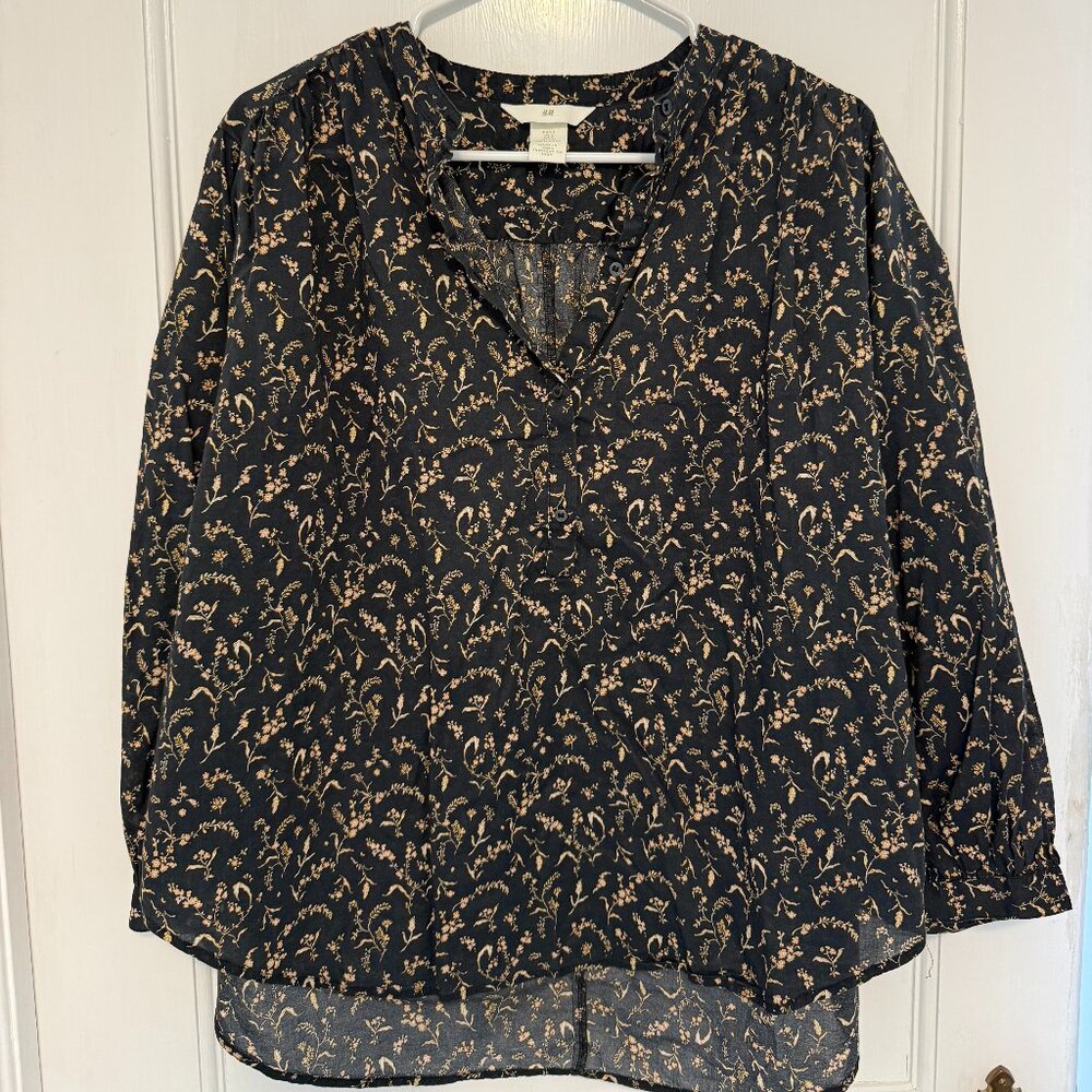 H&M Printed Tunic/Blouse S